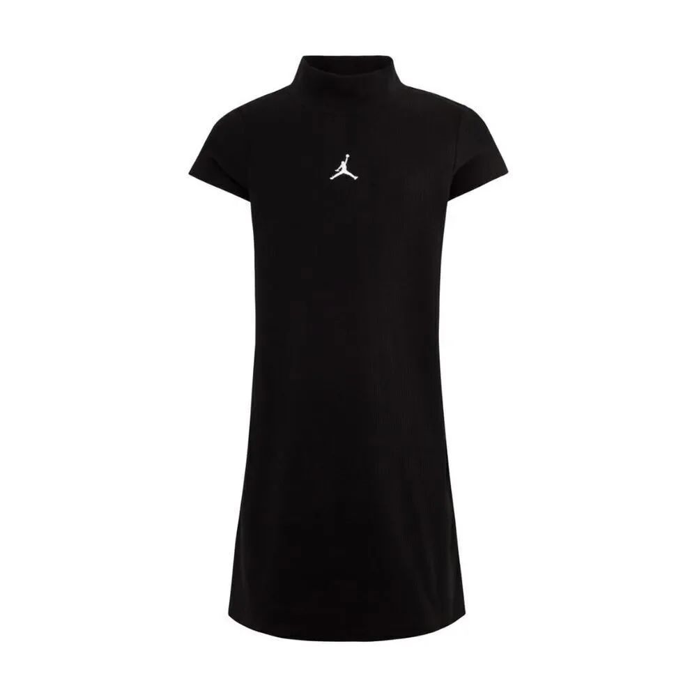 Girls' Jordan Ribbed Taping Midi Shirt Dress M 10-12yrs